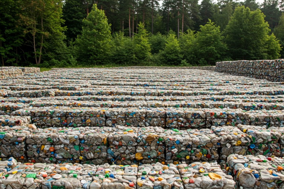 Tijolos de Plástico Reciclado