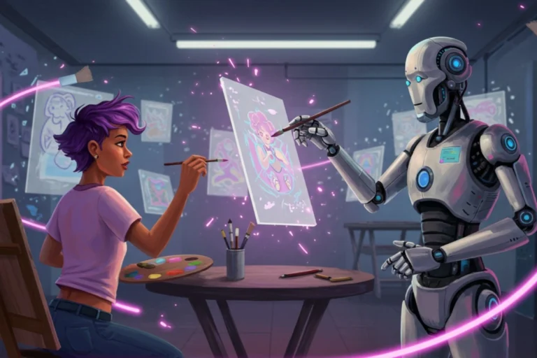 A era dos criadores híbridos: humanos vs inteligência artificial