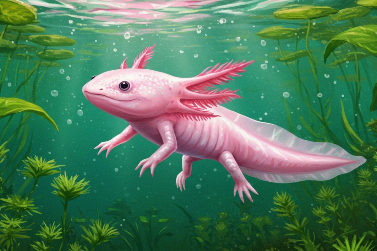 Axolotes em Extinção