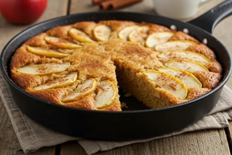 Bolo de Maçã na Frigideira