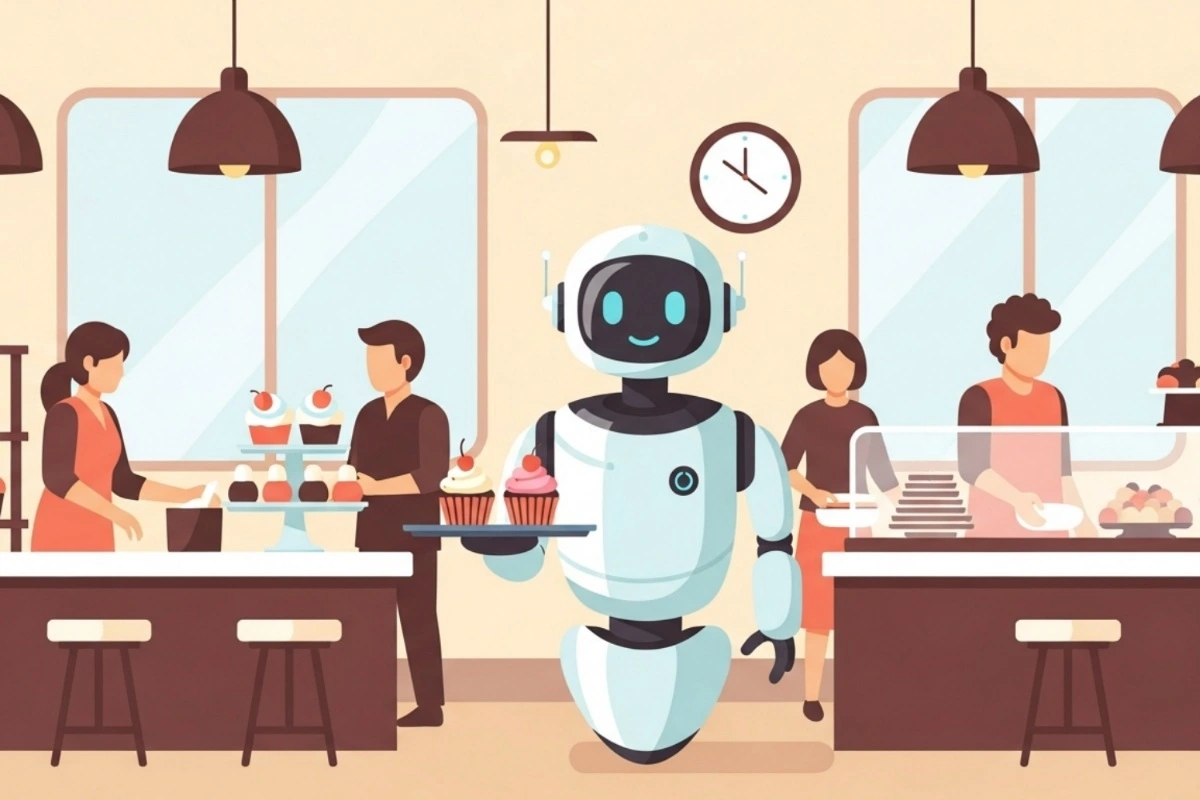 Robôs em padarias