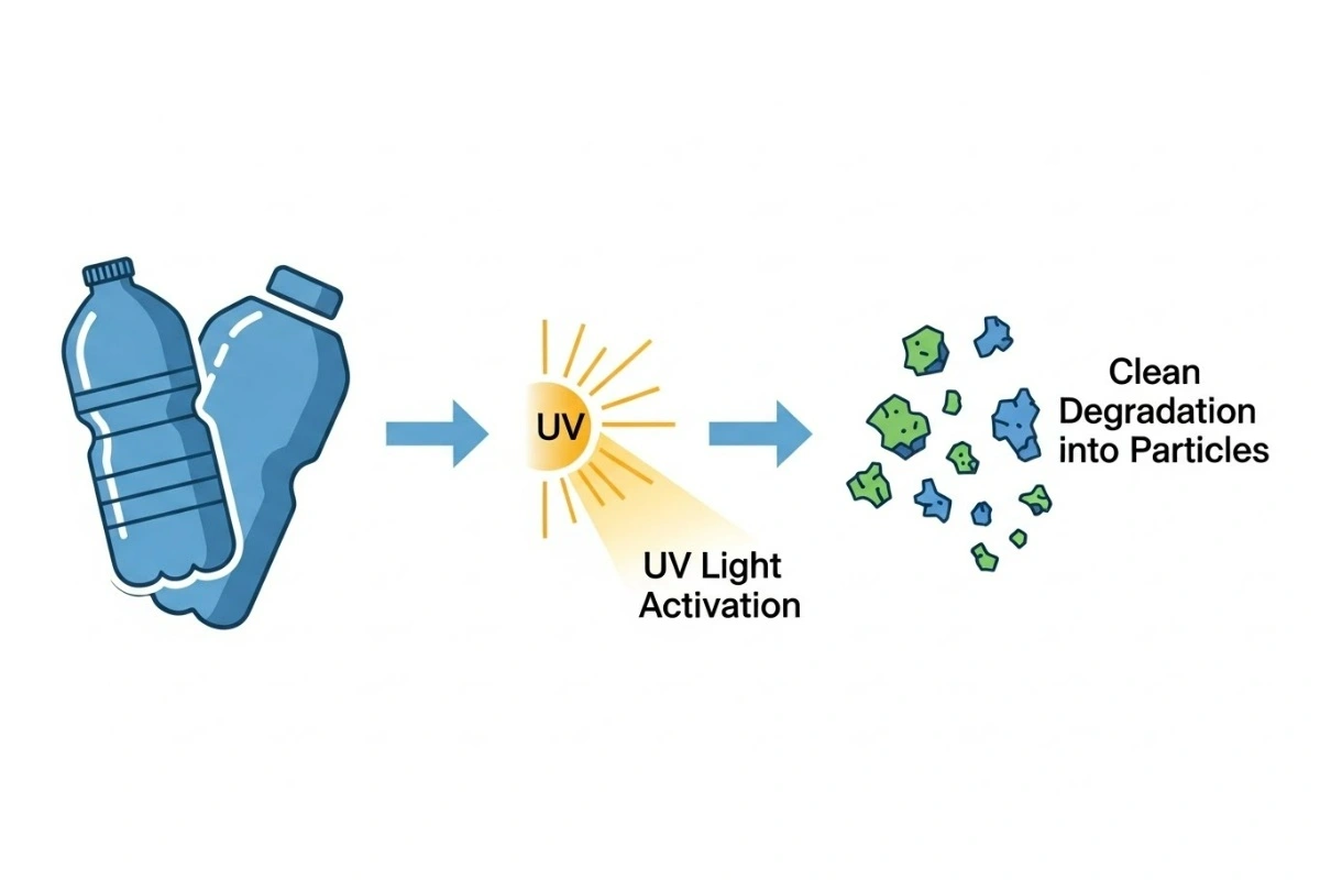 plástico degradável