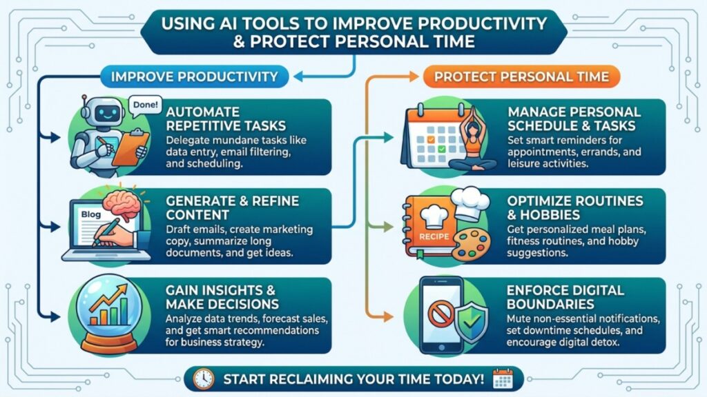 Using AI tools to improve productivity and protect personal time